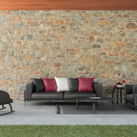 Outdoor furniture in fabric and aluminum CleoSoft Alu by Talenti