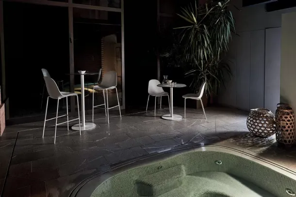 High and low Club Outdoor coffee table by Bontempi