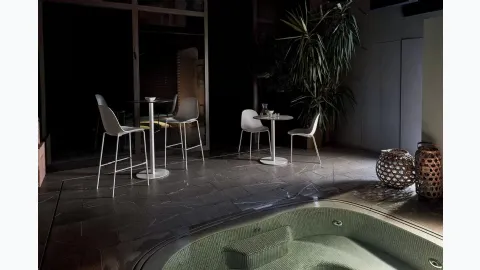 High and low Club Outdoor coffee table by Bontempi