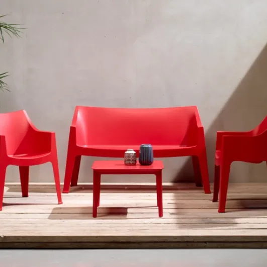 Outdoor furniture in technopolymer with high resistance and stability Coccolona by Scab Design