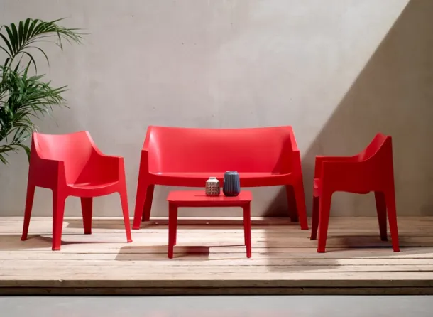 Outdoor furniture in technopolymer with high resistance and stability Coccolona by Scab Design