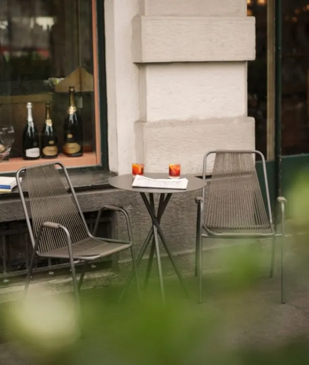Coco steel coffee table by Unopiu