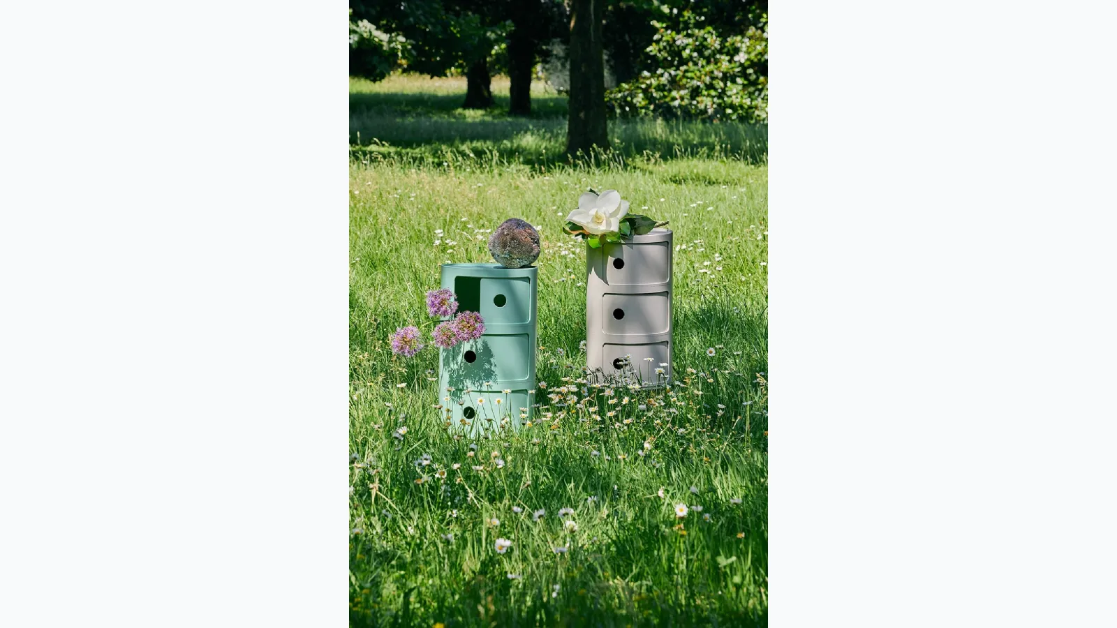 Design coffee table Storage Componibili Bio by Kartell