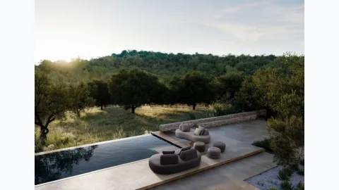 Fabric sofa Cooper by Bizzotto.