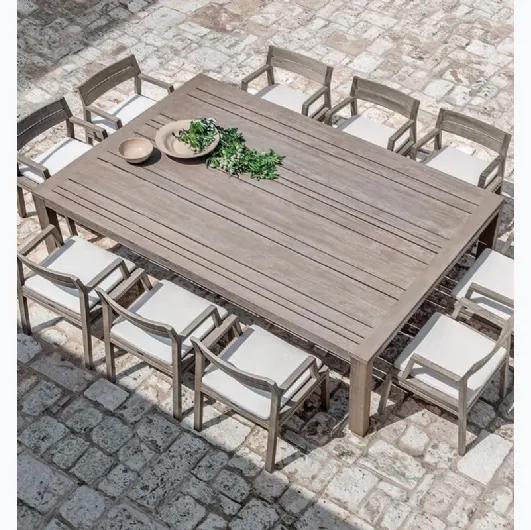 Costes Armchair and Table in Teak by Ethimo