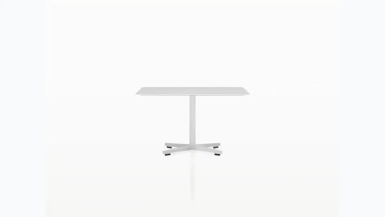 Cross Low Table Outdoor by Alias, made of acrylic stone and steel.