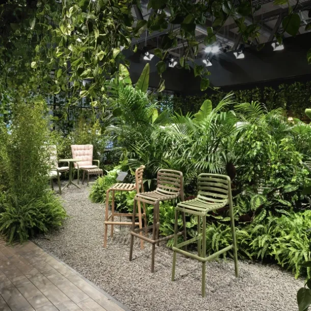 Outdoor stool Doga by Nardi