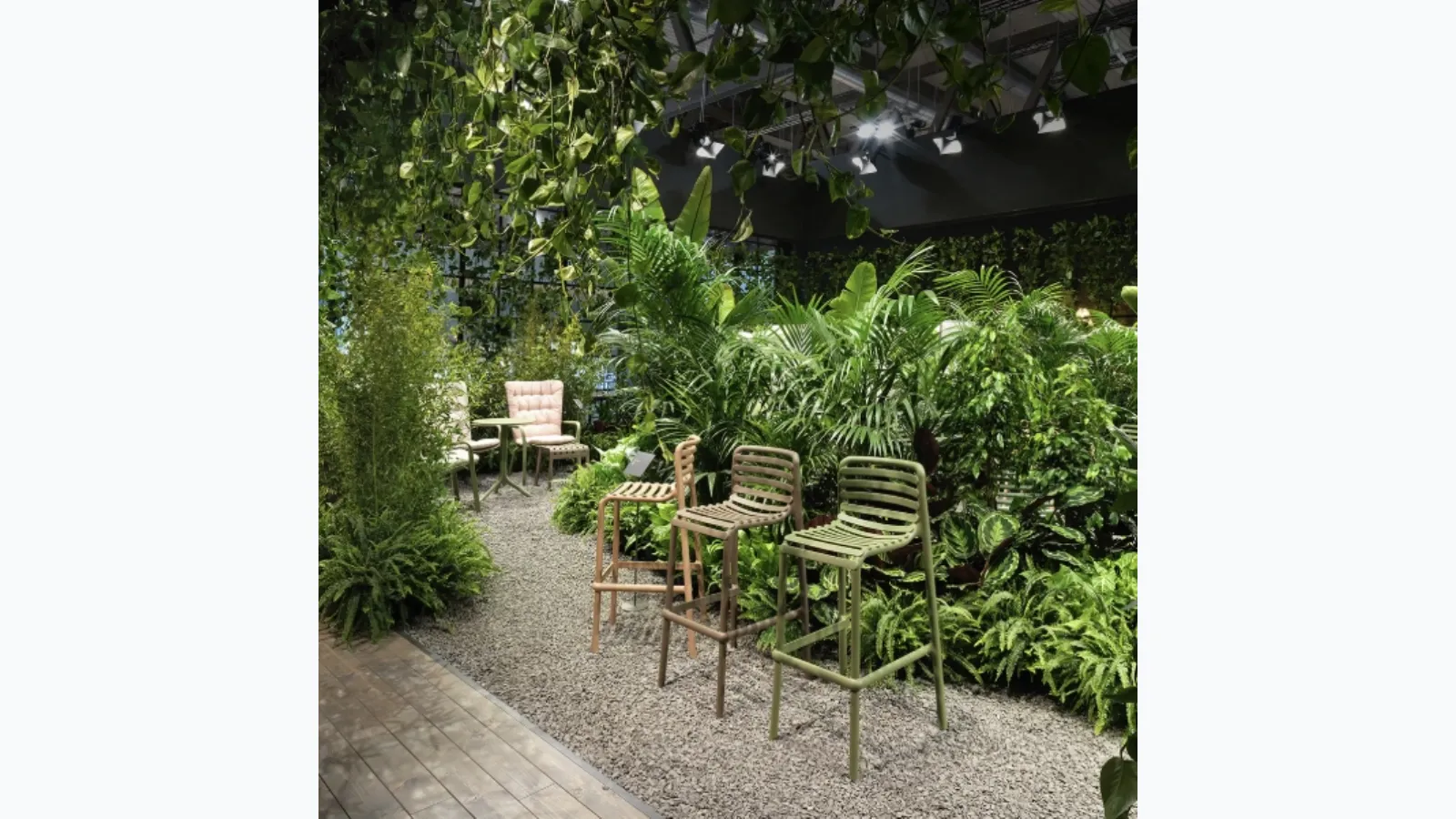 Outdoor stool Doga by Nardi
