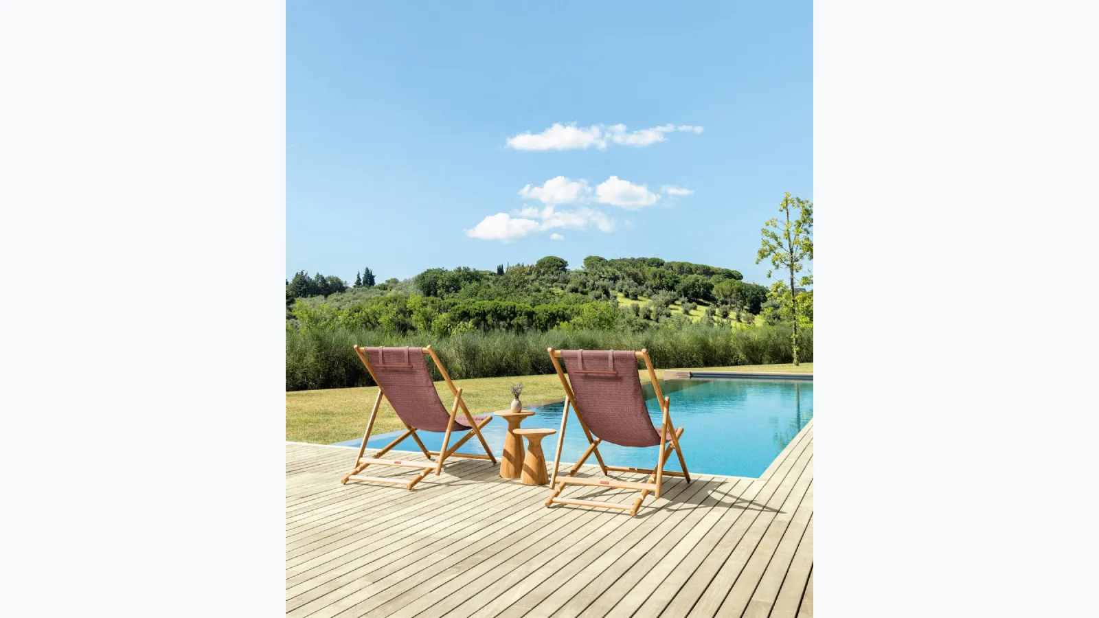 Dolcevita deck chair by Tal