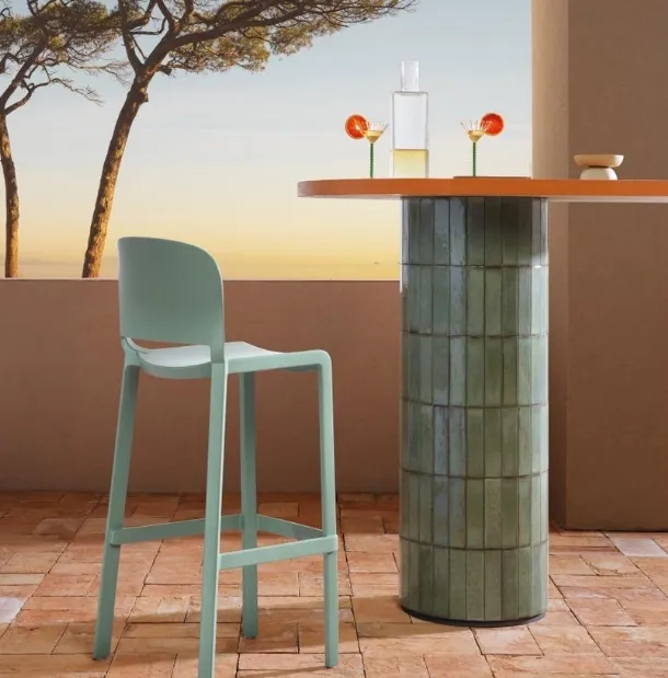 Dome stool by Pedrali