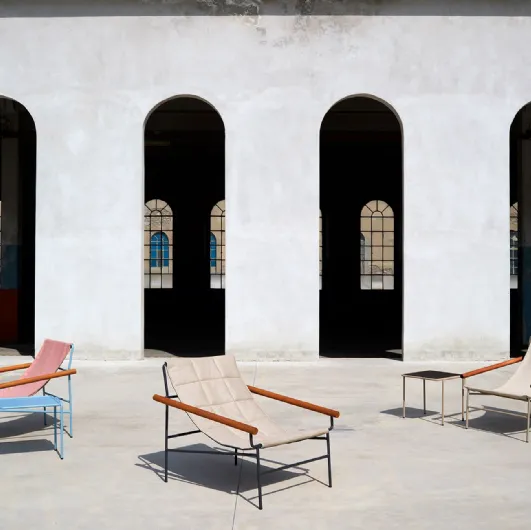 Quilted fabric sun lounger Dress Code Glam by Scab Design.