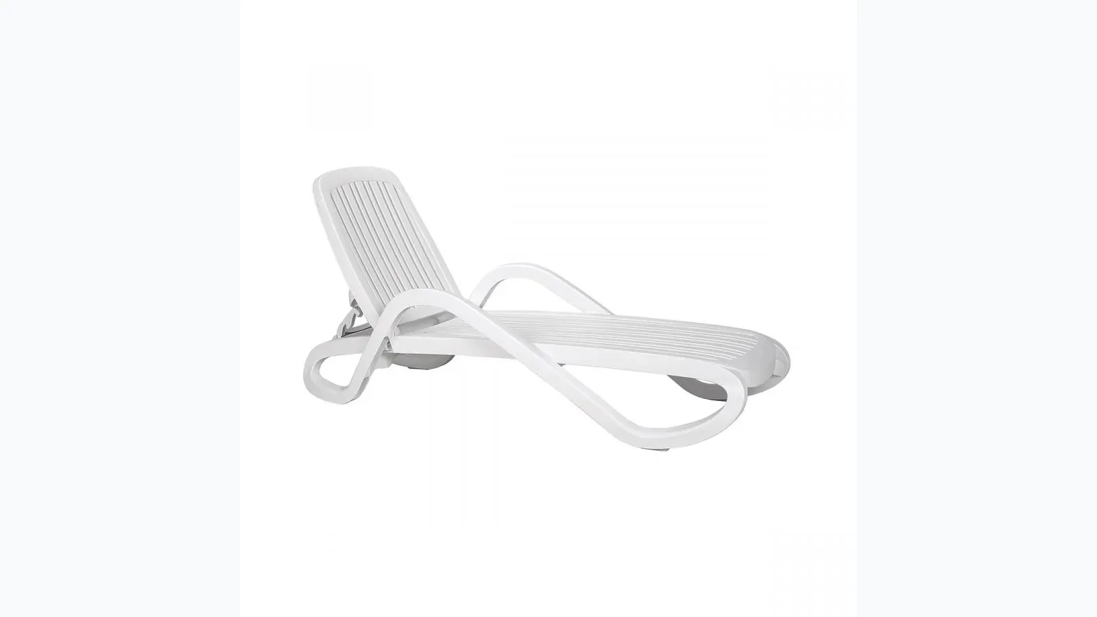 Stackable Sun Lounger with adjustable backrest in four different positions Eden by Nardi.