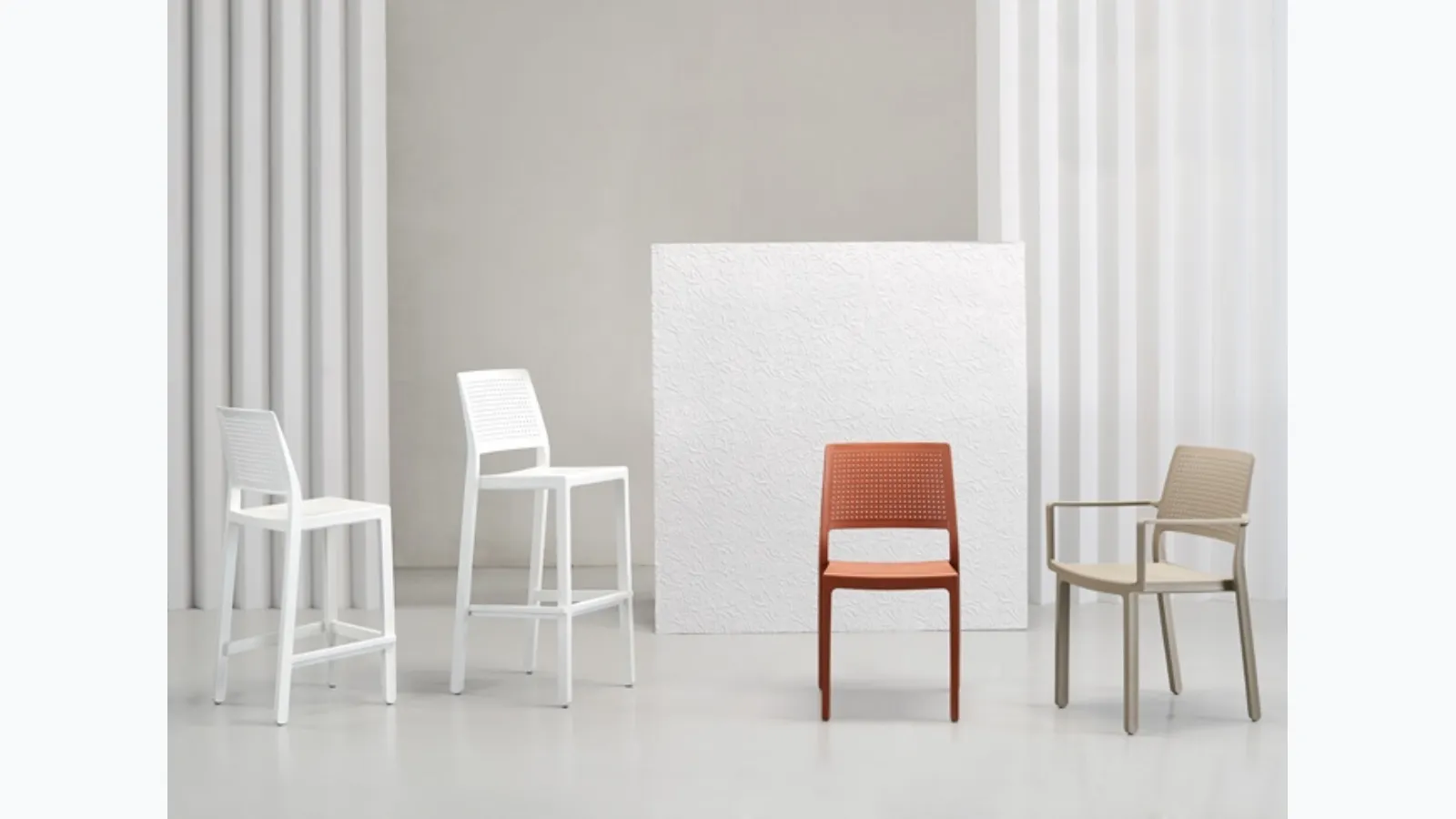 Emi stool and chairs by Scab Design