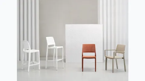 Emi stool and chairs by Scab Design