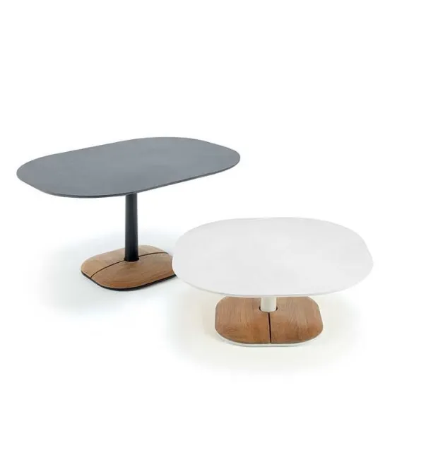 Enjoy coffee table in ceramic stone by Ethimo