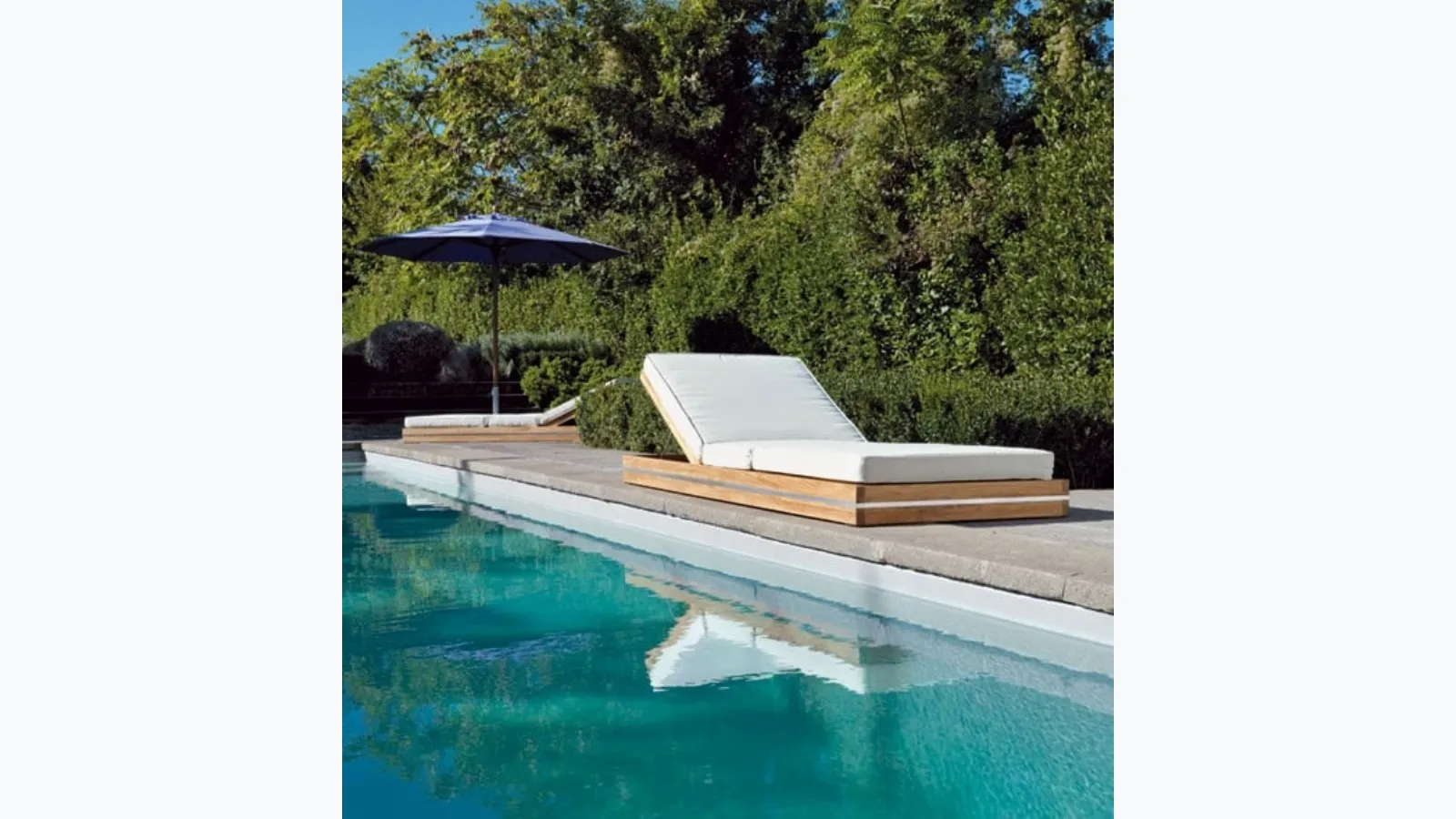 Teak Essence Sunbed by Ethimo