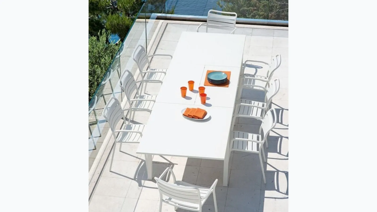 Extendable Flat Table by Ethimo