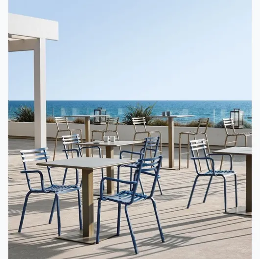 Ethimo Flower Armchair and Stool