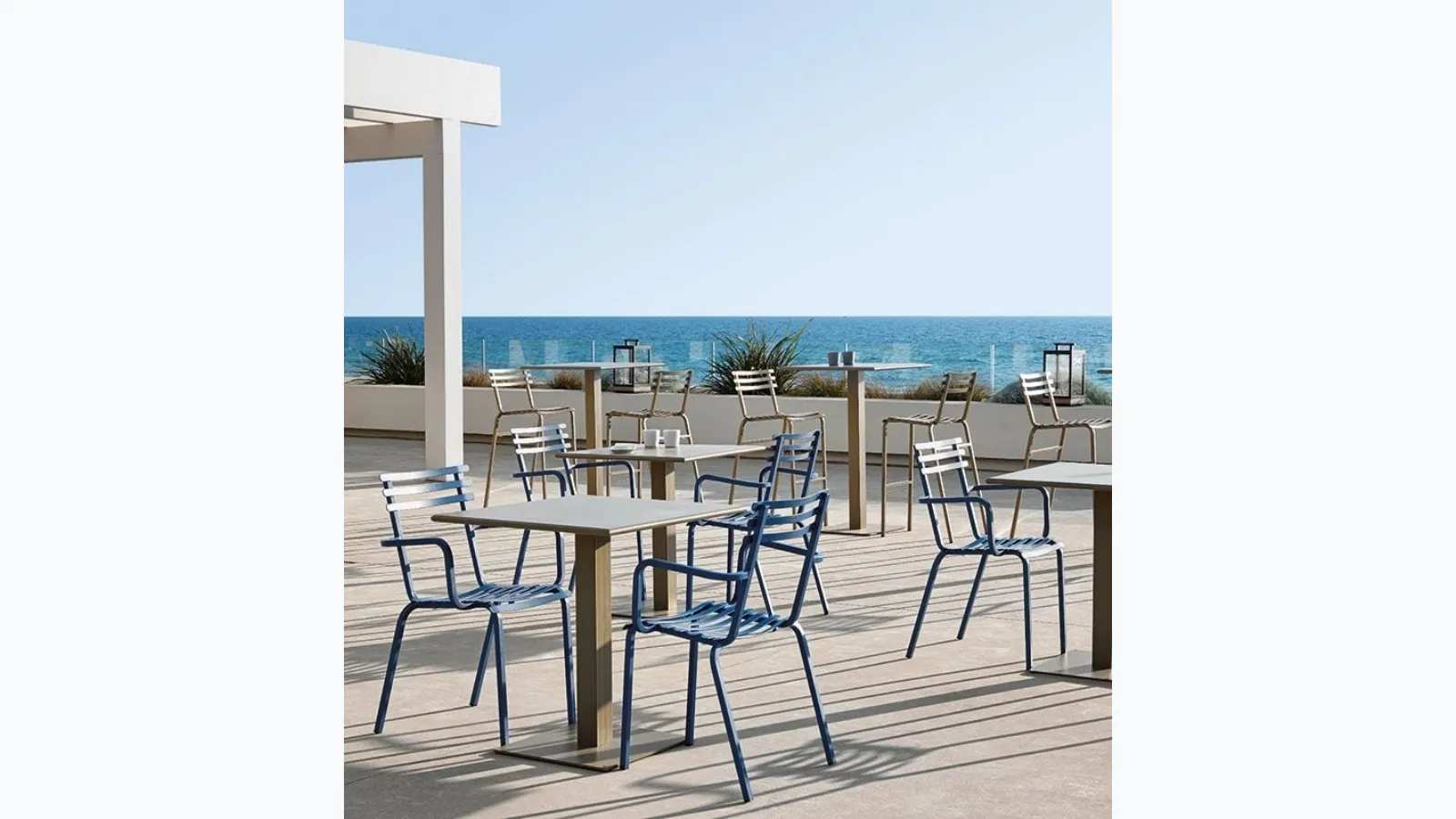 Ethimo Flower Armchair and Stool