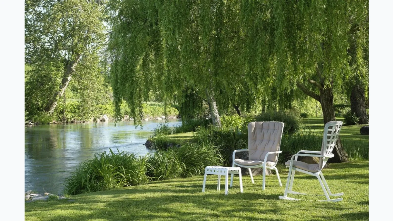 Outdoor armchair Folio by Nardi.