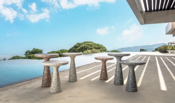 Gabri coffee table with a terrazzo finish by Talenti