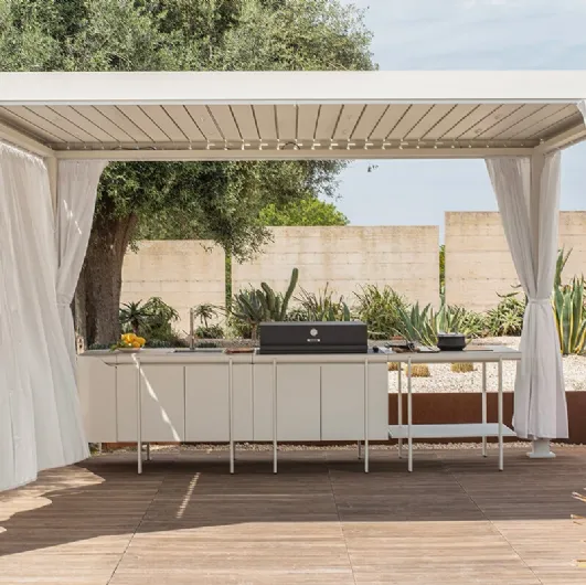 Emu's aluminum Cloud Gazebo