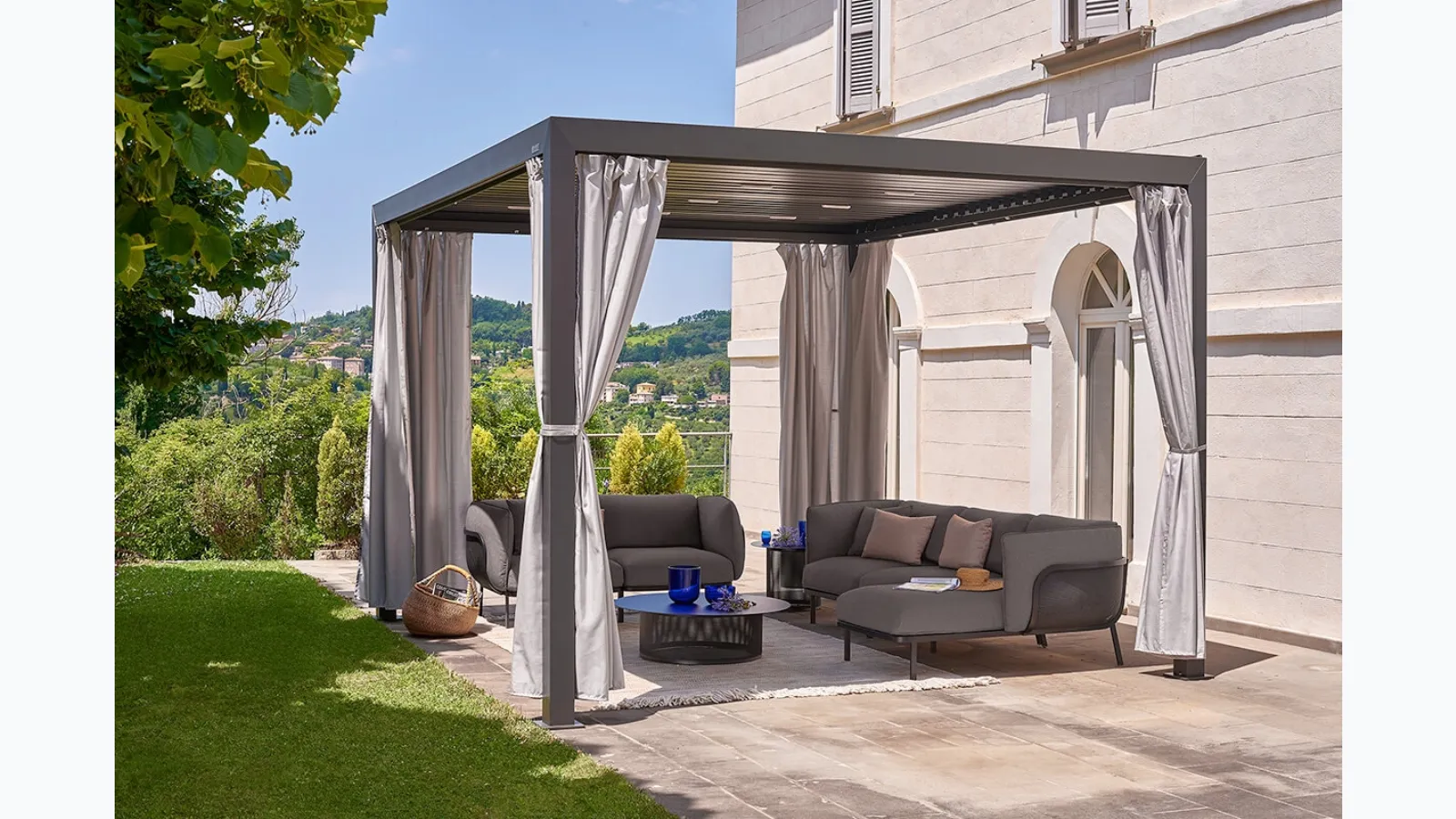 Aluminum Cloud Gazebo by Emu