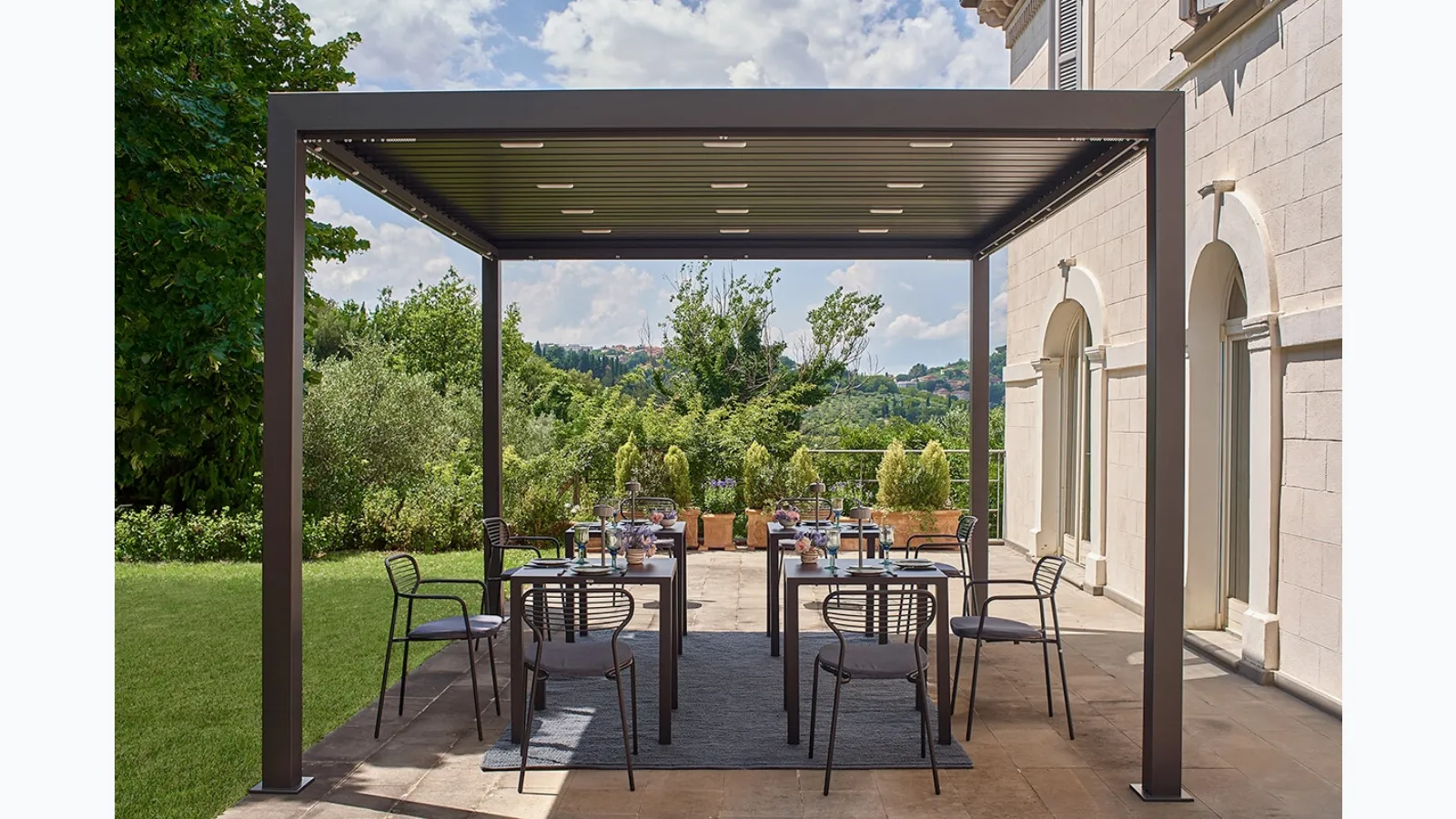 Aluminum Cloud Gazebo by Emu