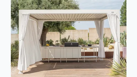 Emu's aluminum Cloud Gazebo