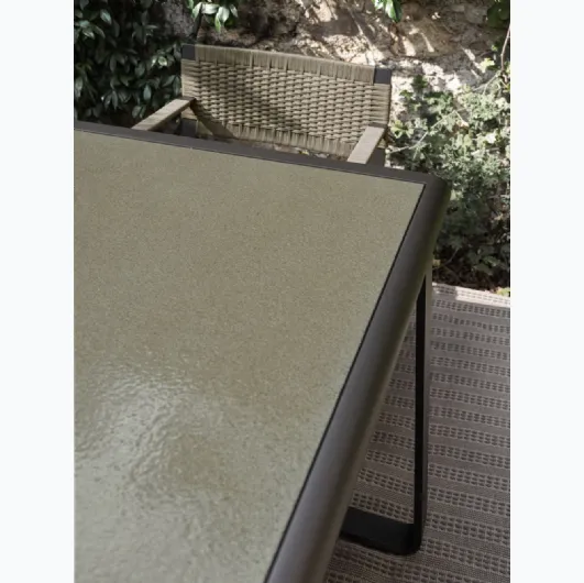 Golden Gate lava stone table by Molteni & C