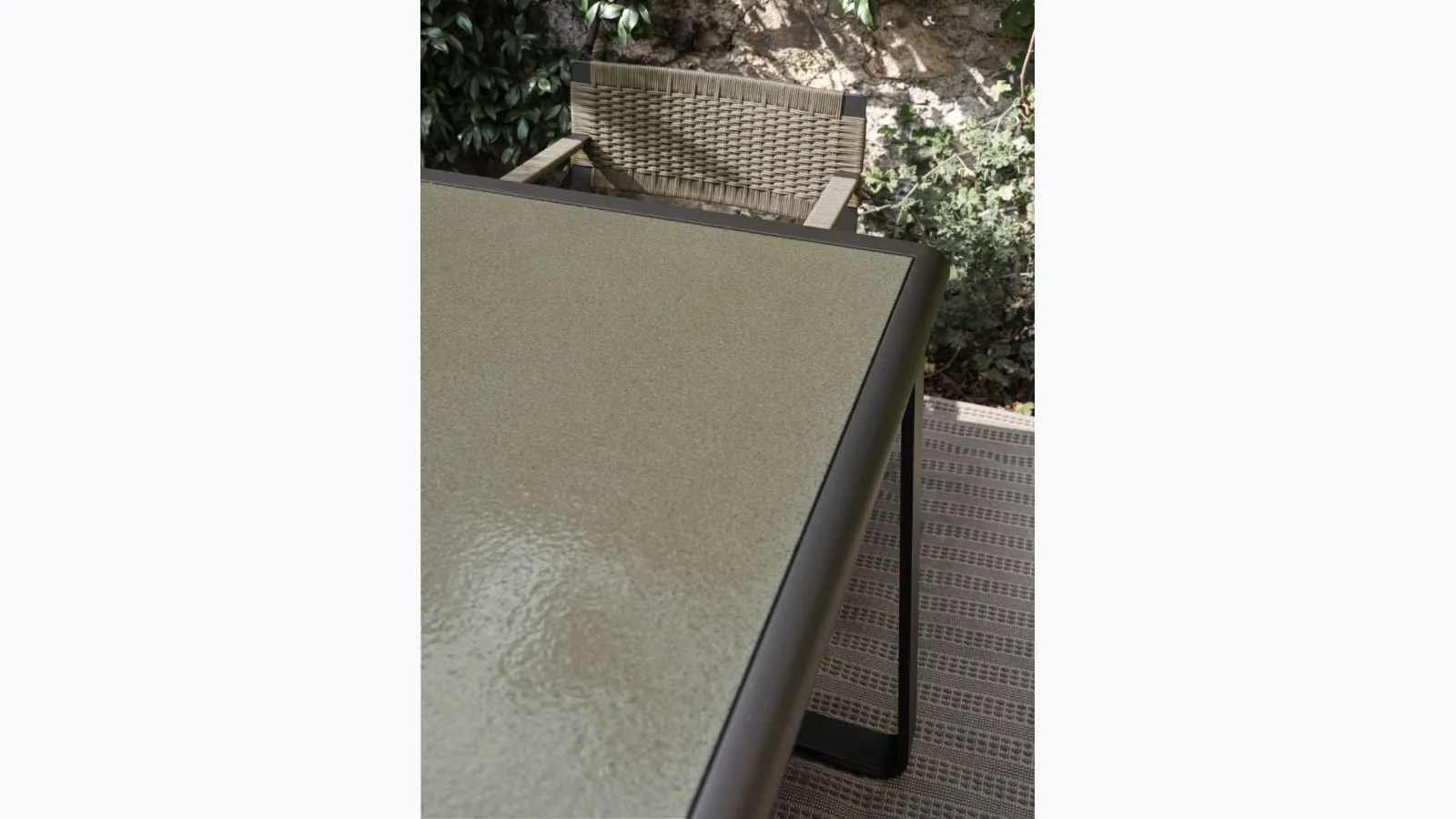 Golden Gate lava stone table by Molteni & C