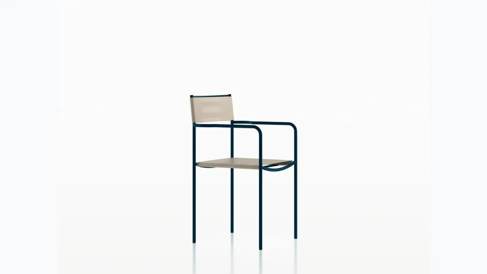 Green Armrest Chair by Alias