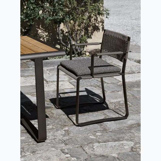 Green Point chair in Molteni & C rope.