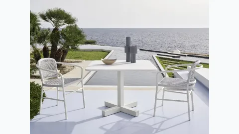 Square coffee table Inout by Gervasoni.