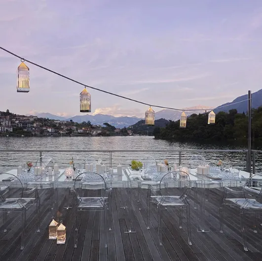 Invisible Table Outdoor by Kartell.