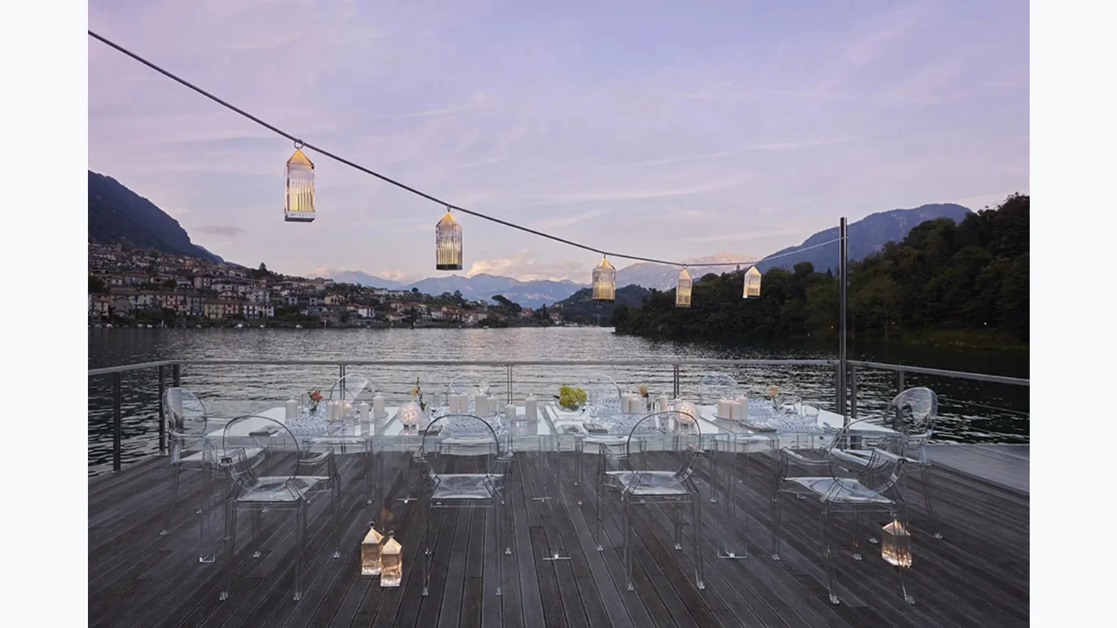 Invisible Table Outdoor by Kartell.