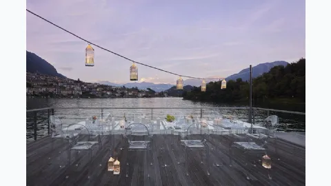 Invisible Table Outdoor by Kartell.