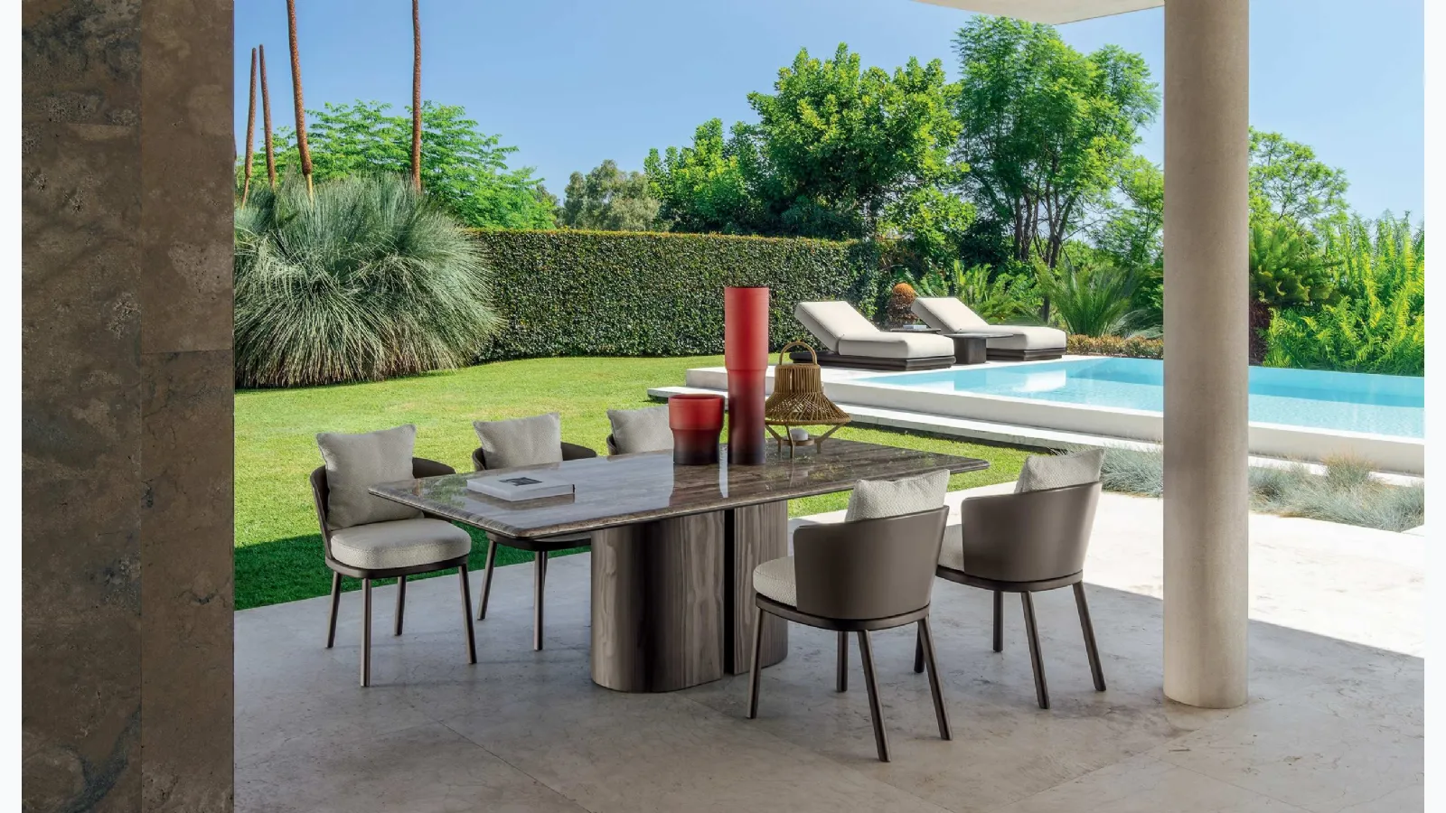 Table and Chairs Itaca by Talenti