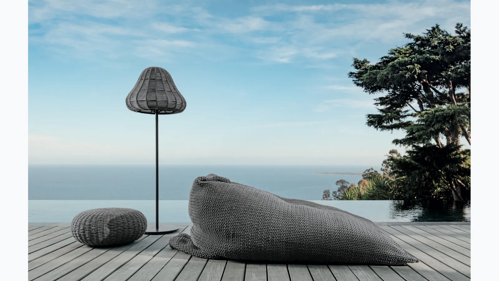Jackie Bean Bag sunbed by Talenti