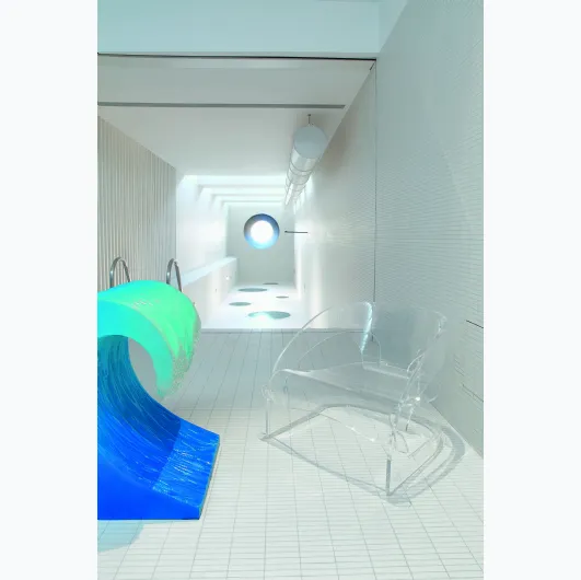 Indoor and outdoor armchair by Kartell designed by Joe Colombo.