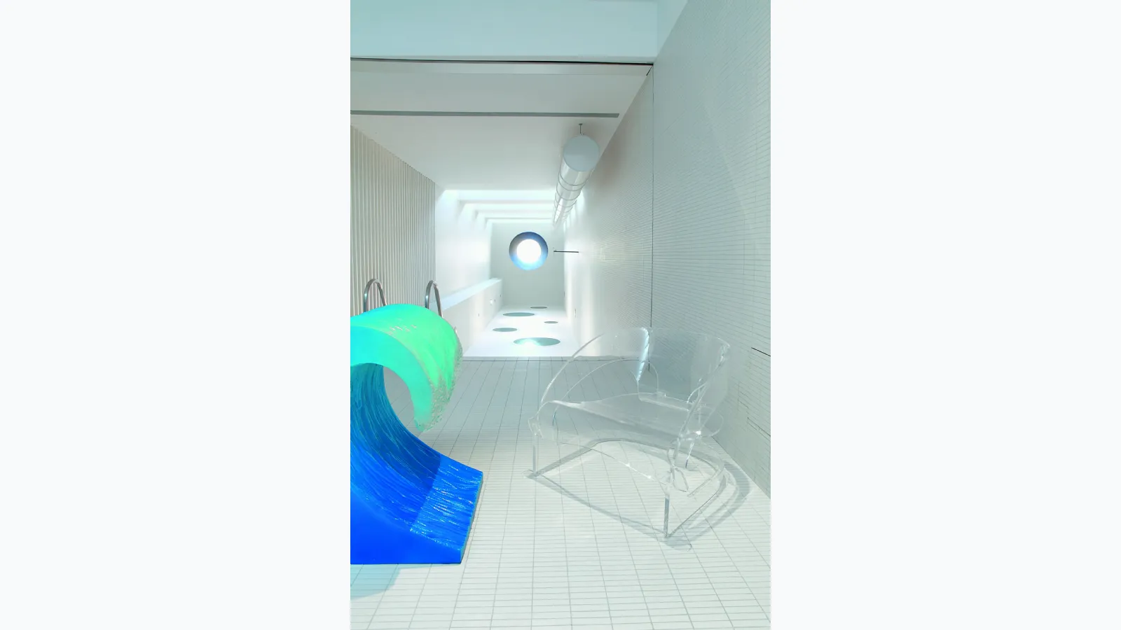 Indoor and outdoor armchair by Kartell designed by Joe Colombo.