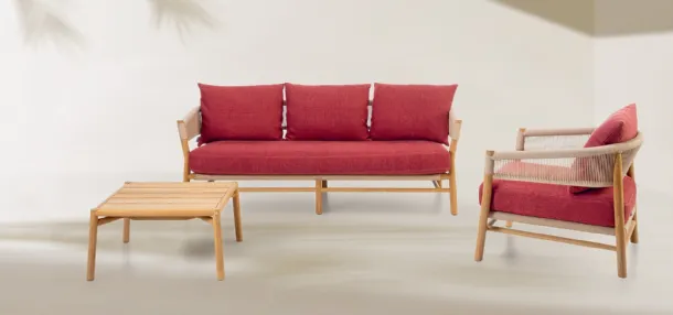 Outdoor lounge set Kilt Lounge Set by Ethimo