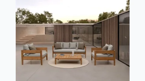 Outdoor Teak furniture Kobo by Bizzotto.
