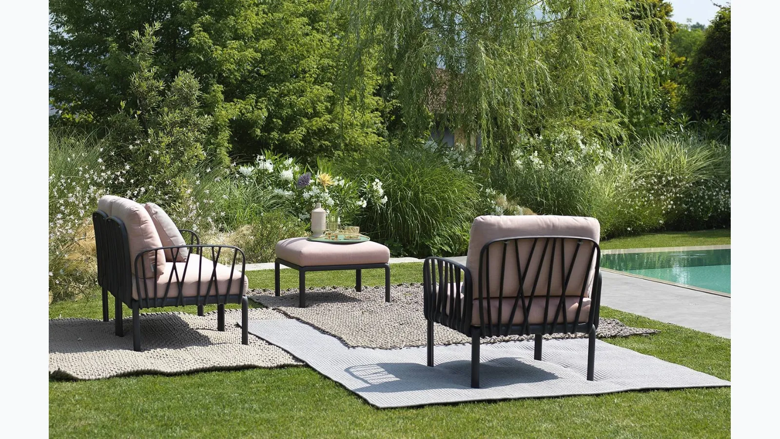 Outdoor pouf Komodo by Nardi