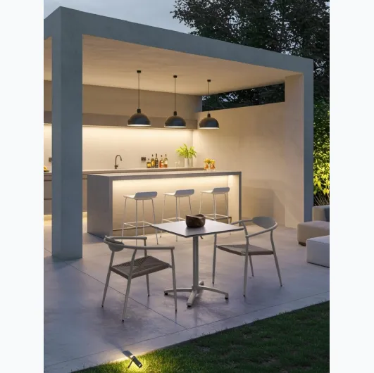 Linares Aluminum Chair by Bizzotto