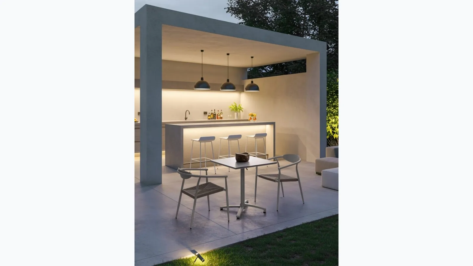 Linares Aluminum Chair by Bizzotto