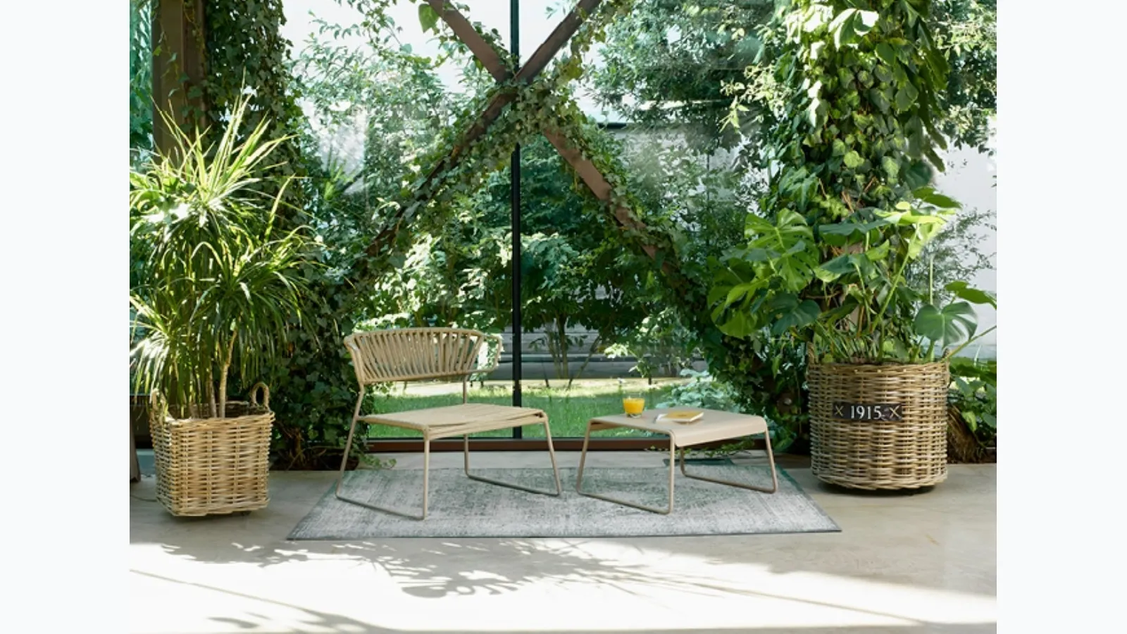 Outdoor armchair Lisa Lounge Filò by Scab Design