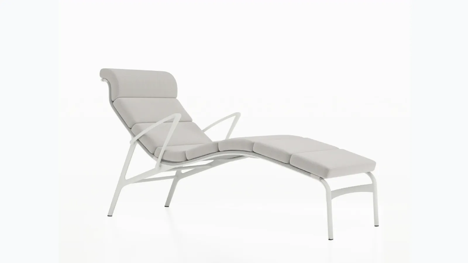 Longframe soft armrest outdoor daybed by Alias.
