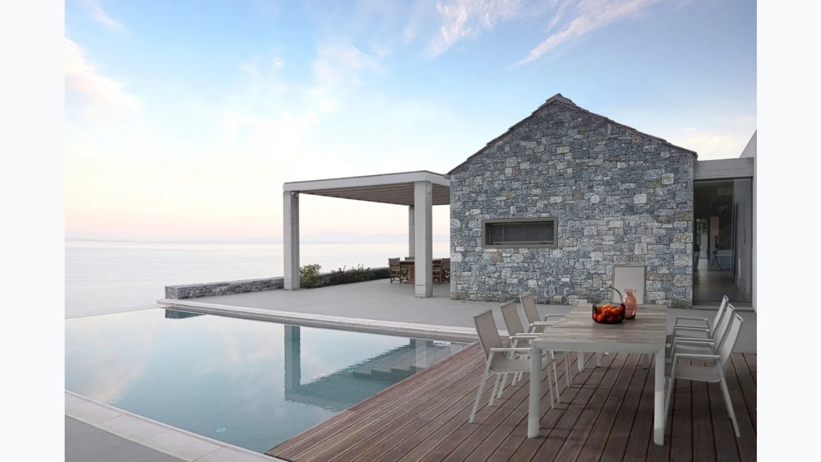 Lunar Table and Chairs by Bizzotto