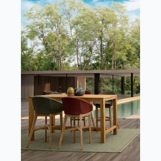 Maricruz recycled teak table by Bizzotto